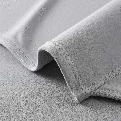 Closeup of breathable, soft anti-chafe underwear fabric, high detail