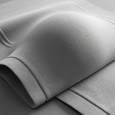 Close-up of seamless, moisture-wicking anti-chafing underwear fabric, showing texture and quality